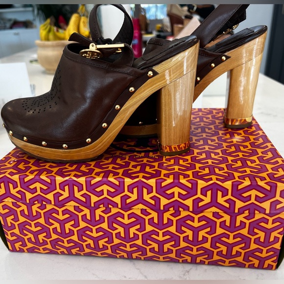 Tory Burch Shoes - NEW TORY BURCH BRAYDEN SLINGBACK CLOG PLATFORM SIZE 7 NEVER WORN